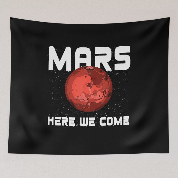 Item preview, Mars Space Quote Cool Science Sci Fi Space Flight designed and sold by sillyquestions.