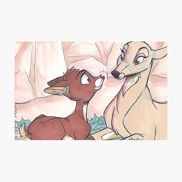 Rudolph the Red-Nosed Reindeer - 3 Photographic Print