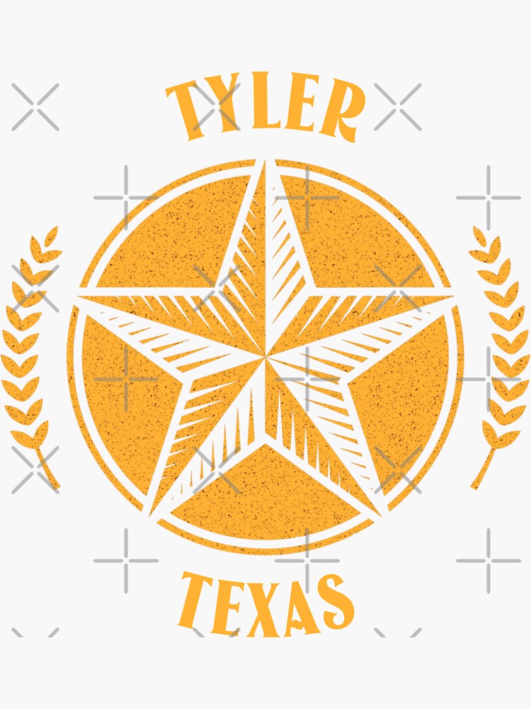 "Tyler Texas Badge" Sticker for Sale by Taumaturgo Redbubble