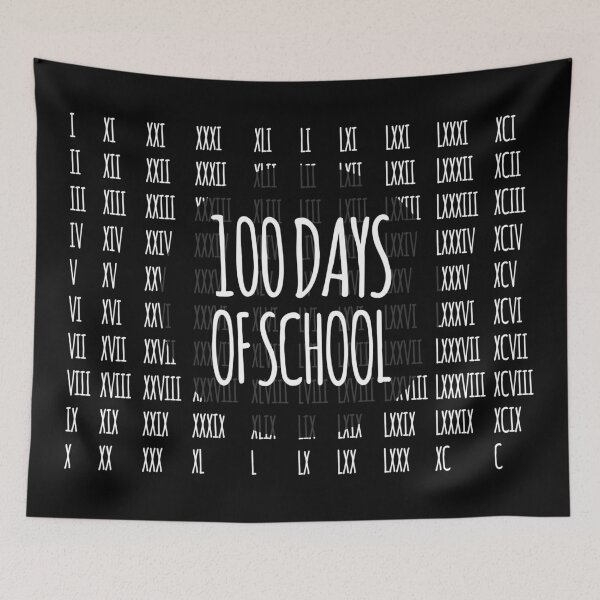 Item preview, 100 Days of school designed and sold by ZenCloak.
