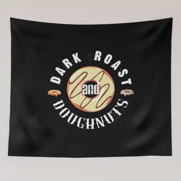 Item preview, Dark Roast and doughnuts shirts gifts and products designed and sold by glitchman2.