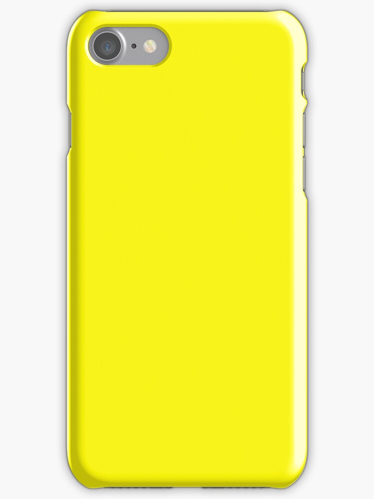 "Neon Yellow" iPhone Cases & Skins by DancingCastle Redbubble