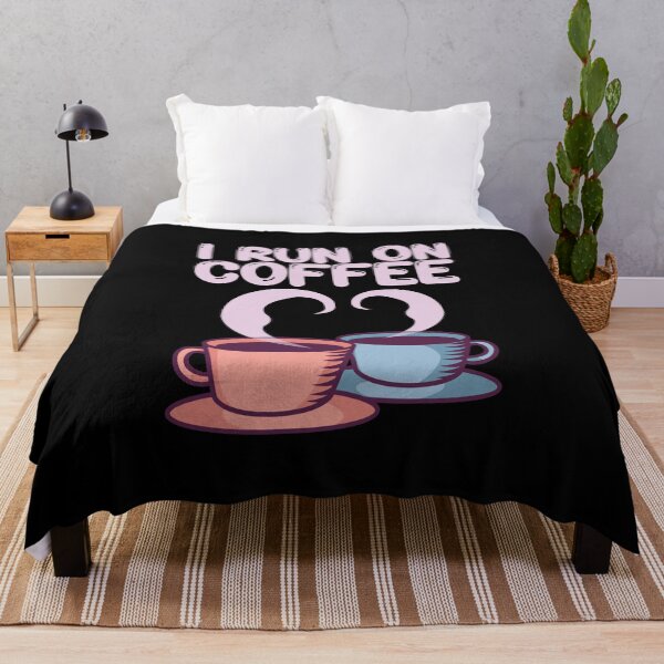 Item preview, I Run On Coffee - Caffeine Lover Gift designed and sold by biNutz.