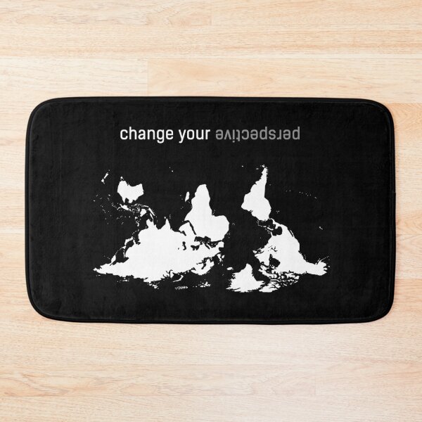 Item preview, Change Your Perspective Inspirational World Map Graphic designed and sold by sillyquestions.