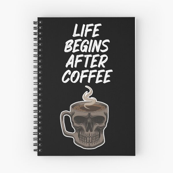 Item preview, Life Begins After Coffee Skull Coffee Mug Cup designed and sold by TheButtonCrew.