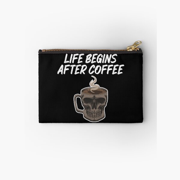 Item preview, Life Begins After Coffee Skull Coffee Mug Cup designed and sold by TheButtonCrew.
