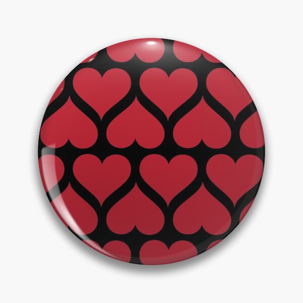 Item preview, Red/Black Heart Pattern- Valentine's Day 2021 designed and sold by HeraAndKosmos.