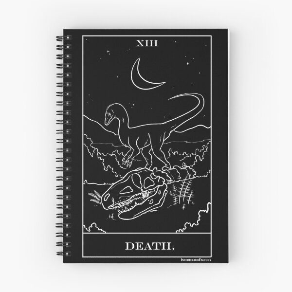 Item preview, Death dinosaur coelophysis tarot  designed and sold by InterfectorFactory.
