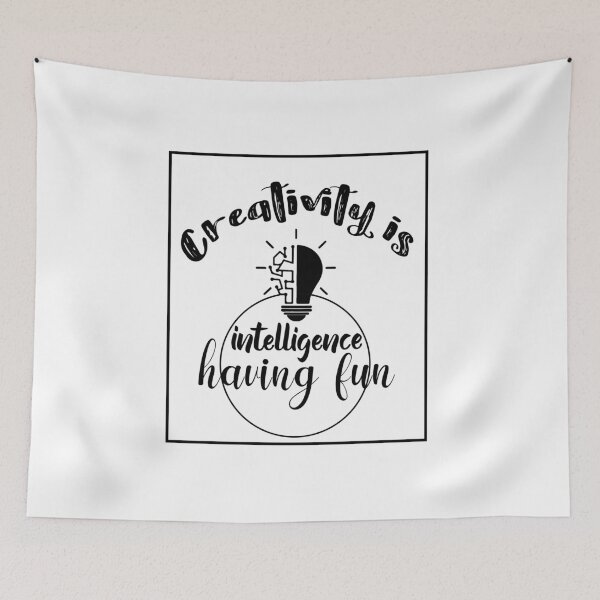Item preview, Creativity is intelligence having fun  designed and sold by KIKOOSTORE.