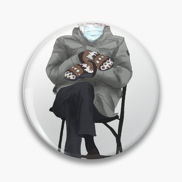 Item preview, Chairman Bernie Sanders Inauguration Mittens 2021 Digital Art designed and sold by luceyu.