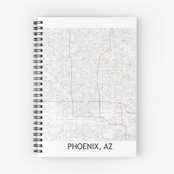 Item preview, Phoenix, AZ Hexadic Topographical Map Clean designed and sold by PGHPhotoCo.