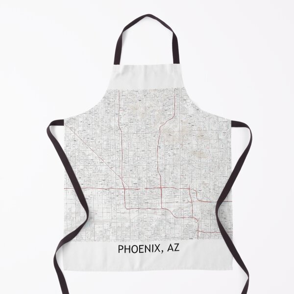 Item preview, Phoenix, AZ Hexadic Topographical Map Clean designed and sold by PGHPhotoCo.