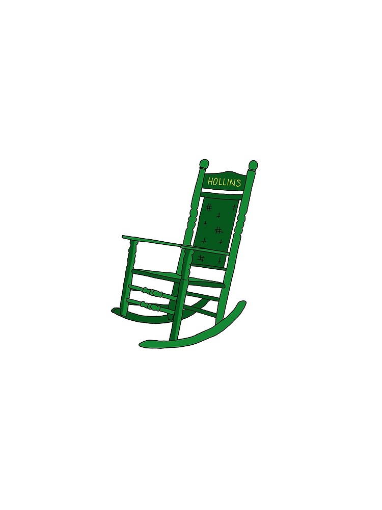 Thumbnail 3 of 3, Scarf, Hollins Rocking Chair designed and sold by 24hourlibrary.