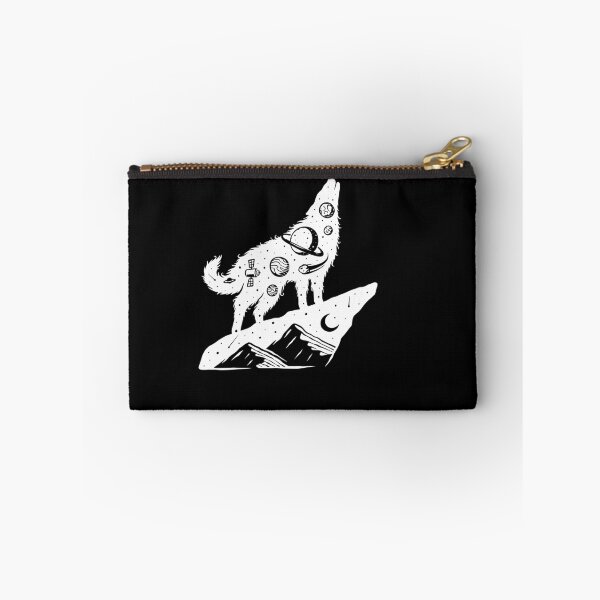 Item preview, Vintage Solar System Cosmic Howling Wolf designed and sold by aMortalArtist.