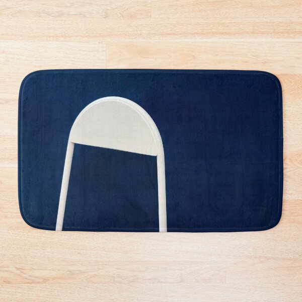 Item preview, White chair on Blue background designed and sold by julidescole.