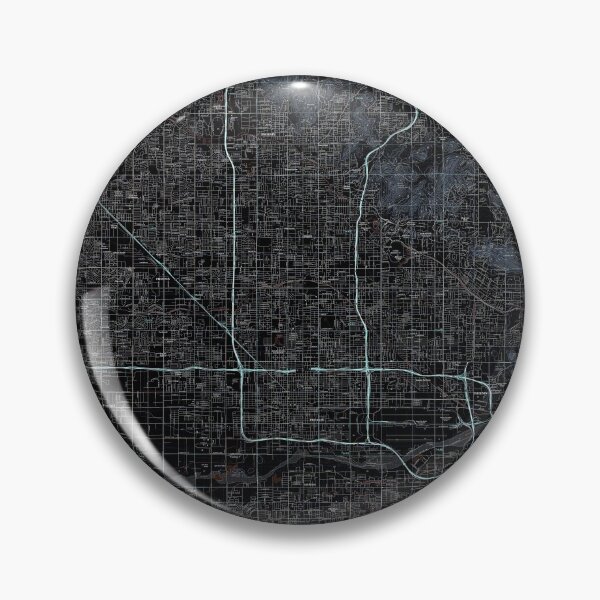 Item preview, Phoenix, AZ Hexadic Topographical Map Dark designed and sold by PGHPhotoCo.
