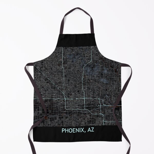 Item preview, Phoenix, AZ Hexadic Topographical Map Dark designed and sold by PGHPhotoCo.