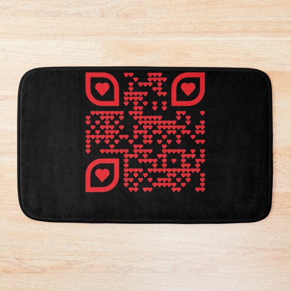 Item preview, QR-Code Be My Valentine For Nerds Geeks and Gamers designed and sold by Siiiiichfried.