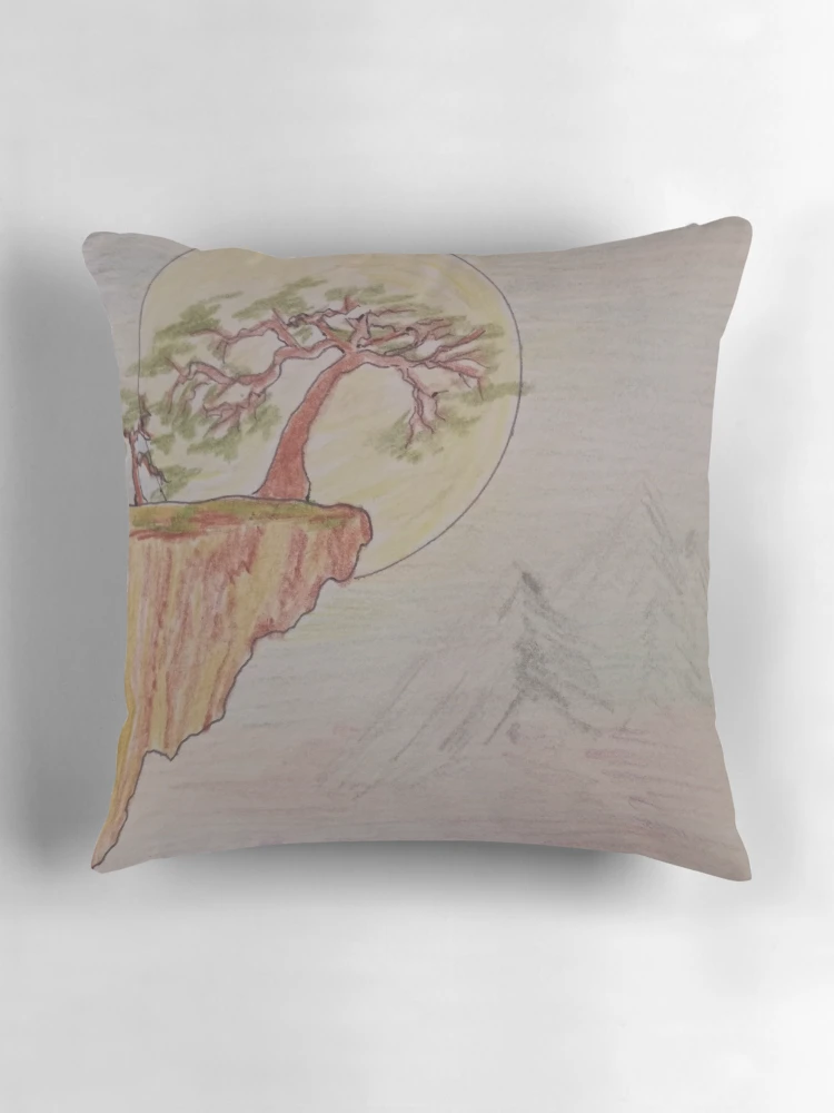 Thumbnail 3 of 4, Pillow, Moon Tree designed and sold by RudyYoder.