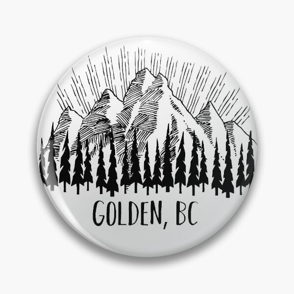 Item preview, Golden British Columbia BC Canada Parks Mountains and Forest Outdoors Design designed and sold by palmettodigital.