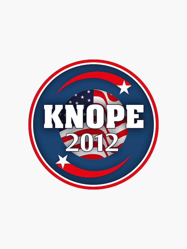 knope 2012 sticker by kaybirn