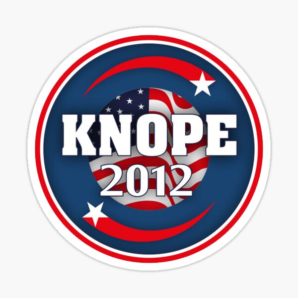 Item preview, knope 2012 sticker designed and sold by kaybirn.