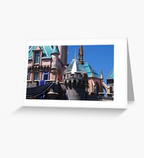 Diamond celebration castle overlay Greeting Card