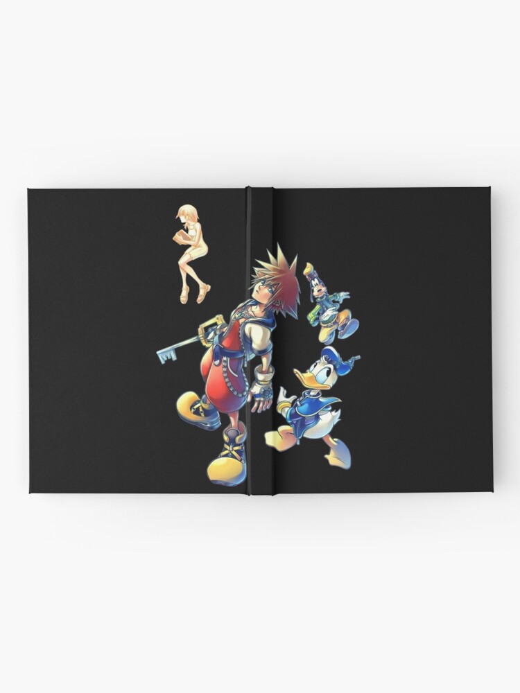 Sora and Kairi Kingdom Hearts 2 Hardcover Journal by Lali-Holley