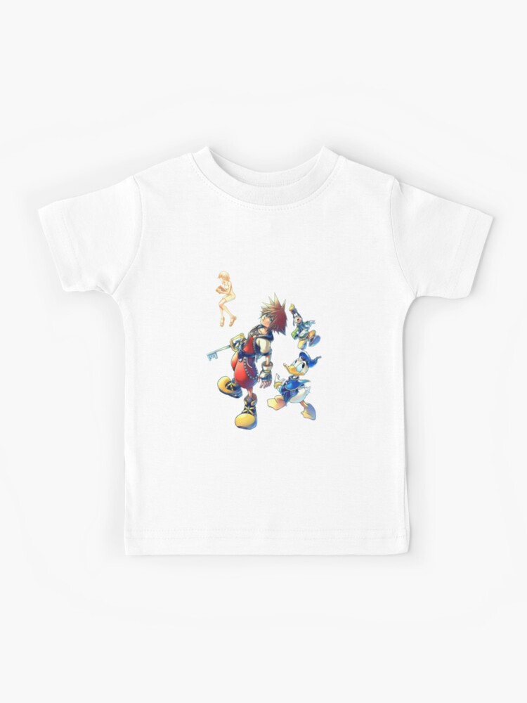 Kingdom Hearts Friends Sora Donald Goofy And Namine Kids T Shirt By Cassidycreates Redbubble