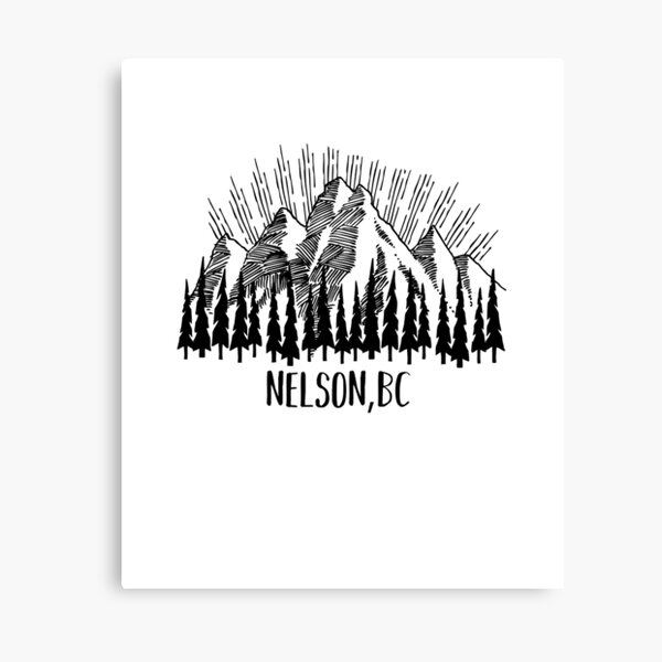 Item preview, Nelson British Columbia BC Canada Parks Mountains and Forest Outdoors Design designed and sold by palmettodigital.