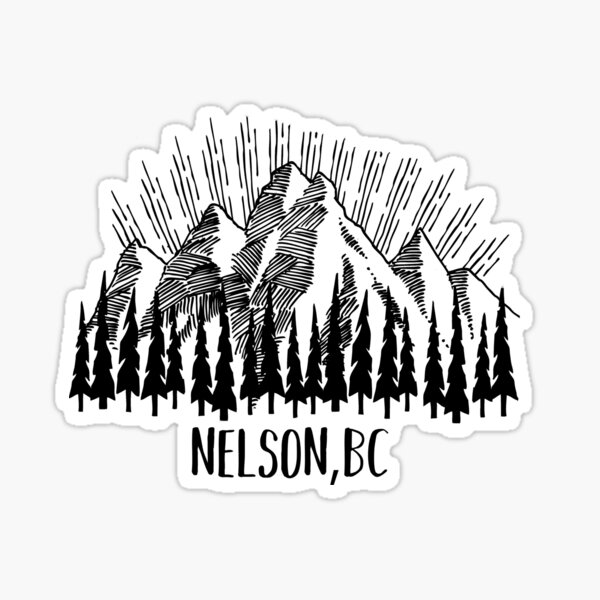 Item preview, Nelson British Columbia BC Canada Parks Mountains and Forest Outdoors Design designed and sold by palmettodigital.