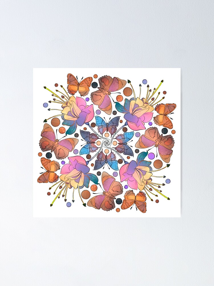 Life of Colour Mandala Painting Kit - The Dancer (Wildflowers)