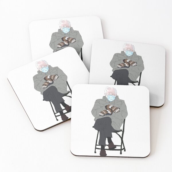 Item preview, Chairman Bernie Sanders Inauguration Mittens 2021 Digital Art designed and sold by luceyu.