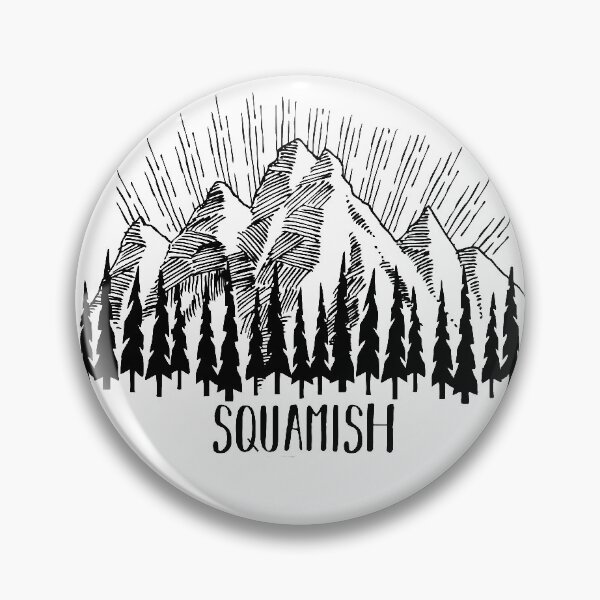 Item preview, Squamish British Columbia BC Canada Parks Mountains and Forest Outdoors Design designed and sold by palmettodigital.