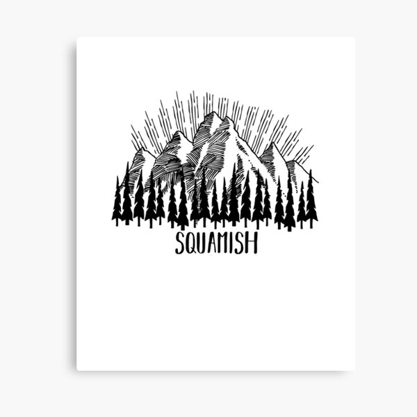 Item preview, Squamish British Columbia BC Canada Parks Mountains and Forest Outdoors Design designed and sold by palmettodigital.