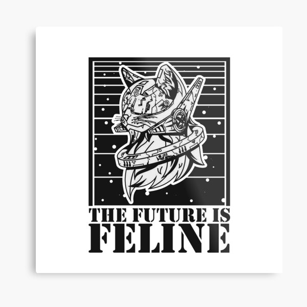 Item preview, the future is feline designed and sold by miyb.