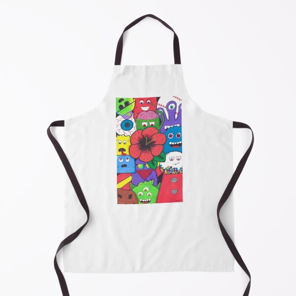 Item preview, Flower Doodle with Monsters designed and sold by caseybcreations.