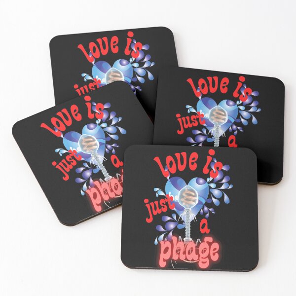 Item preview, GROOVY LOVE IS JUST A PHAGE FUNNY BACTERIOPHAGE MEDICAL LABORATORY SCIENTIST  designed and sold by Hippiesole.