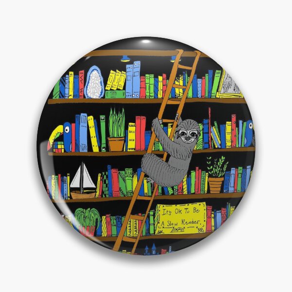 Item preview, It's Ok to Be a Slow Reader (Black Version) designed and sold by ItllGlowOnYou.
