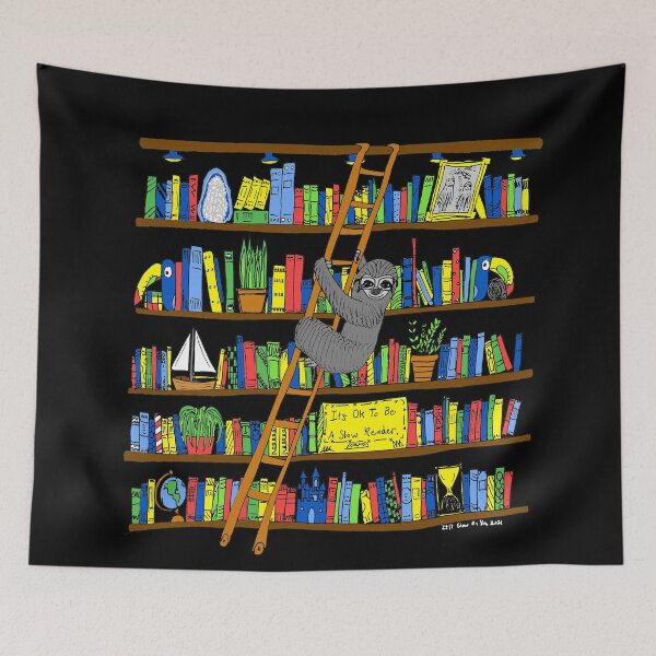 Item preview, It's Ok to Be a Slow Reader (Black Version) designed and sold by ItllGlowOnYou.