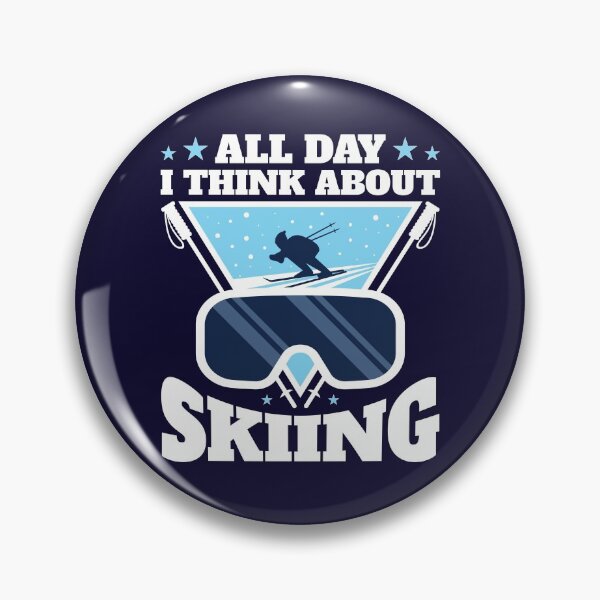 Item preview, Ski All Day I Think About Skiing designed and sold by jaygo.