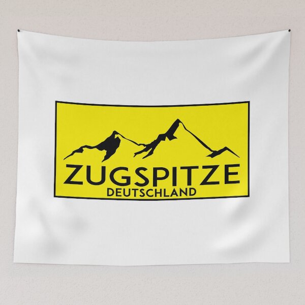 Item preview, ZUGSPITZE Deutschland Bayern Skiing Ski Mountains Germany designed and sold by DESTINATIONS DECAL.