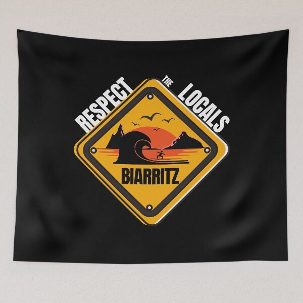 Item preview, biarritz respect the locals  designed and sold by Original1977.