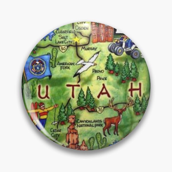 Item preview, Utah art designed and sold by Cucoos.