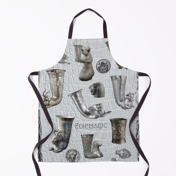 Item preview, Ediemagic white Leather & silver Challis  designed and sold by Ediemagic.
