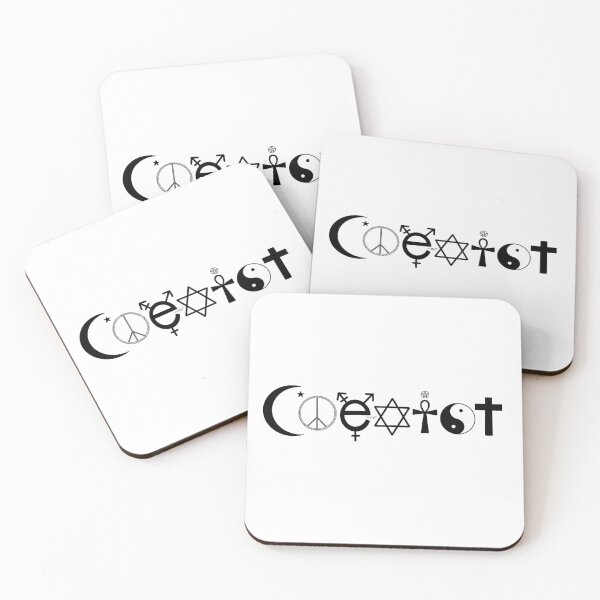 Item preview, Coexist (Black and White) designed and sold by Asher's Art.