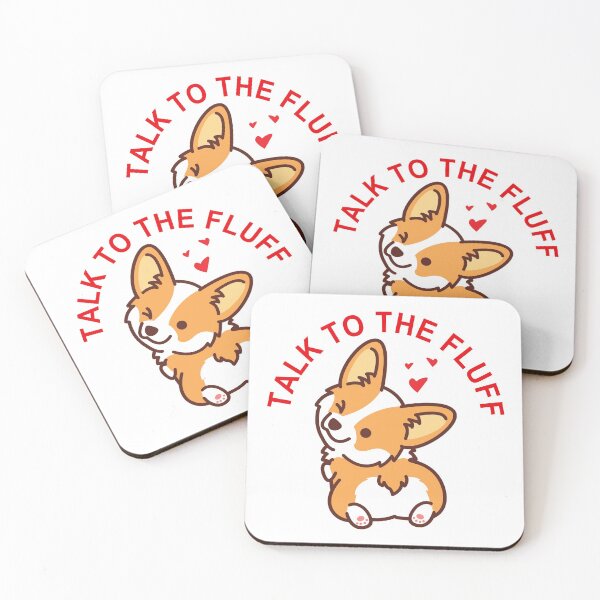 Item preview, Talk to the fluff Cute Corgi Butt Funny designed and sold by TeeServes.