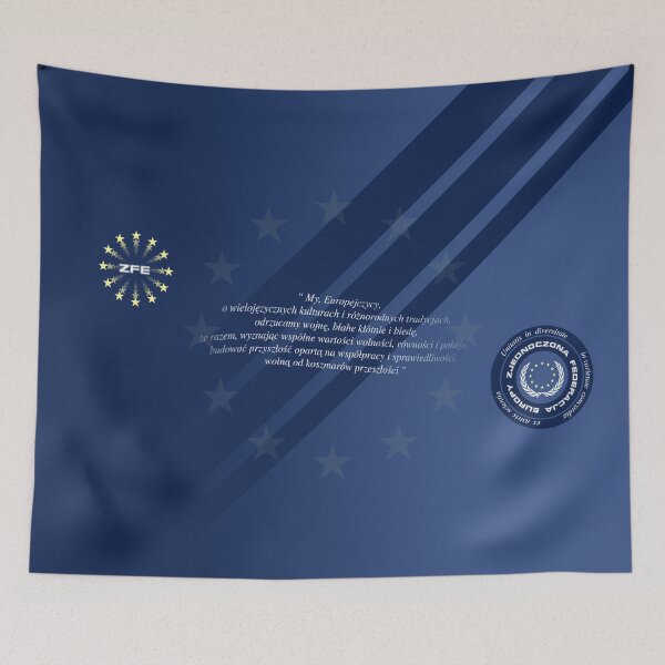 Item preview, United Federation of Europe - Banner (Pol) designed and sold by UF-Europe.