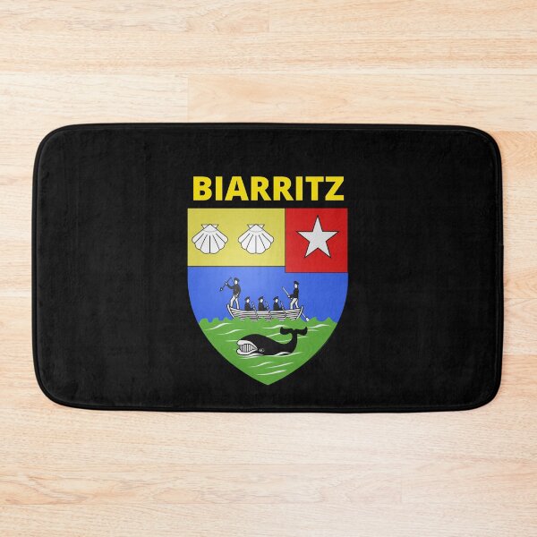 Item preview, biarritz flag coat of arms designed and sold by mikoala50.
