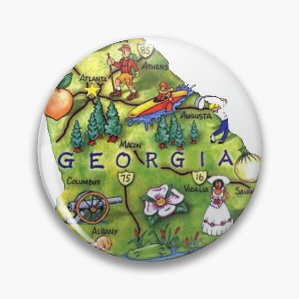 Item preview, Georgia Travel Memorabila designed and sold by Cucoos.